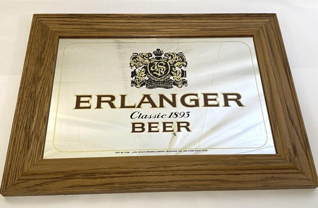 *Erlander Beer Classic 1893 Beer Mirror