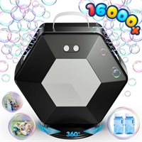 HotBee Bubble Machine  16000+ Bubbles/Min  360 Rot