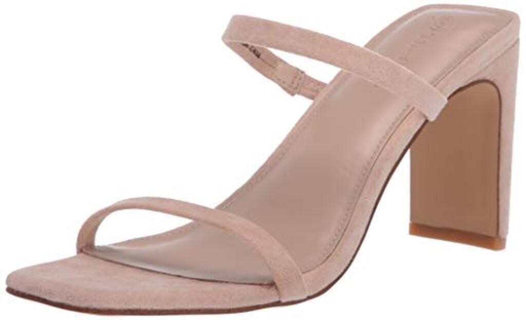 The Drop Women's Avery Square Toe Two Strap High