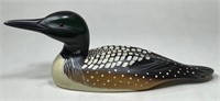 Loon Carved Wooden Decoy