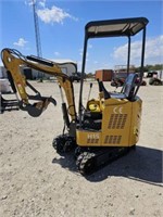 New AGT H15 Mini Excavator (Yellow)