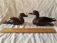 Wooden Carved Ducks - 1 Repaired