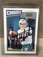 1987 Topps Autographed Danny White