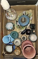 LOT OF VARIOUS ANTIQUE POTTERY & SMALLS