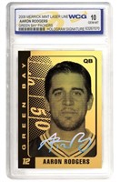 Aaron Rodgers 23k Gold Hologram Signature