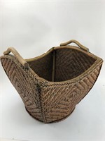 Large Woven 2 Handle Basket