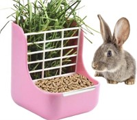 New sxbest 2 in 1 Food Hay Feeder for Guinea Pig,