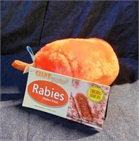Giant Microbes Rabies Plush Rare Collectable