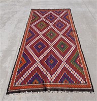 Large Turkish Konya Tribal Rug 6'2" x 11'7"