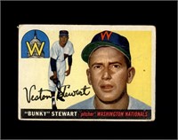 1955 Topps #136 Bunky Steward P/F to GD+