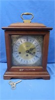 Vintage Miller Mantle Clock w/Key