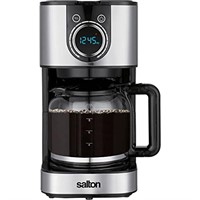 Salton Stainless Steel 10 Cup Digital Coffee