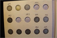 Collection of Barber Dimes *46 Coins