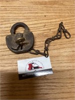 Chicago north western railroad padlock