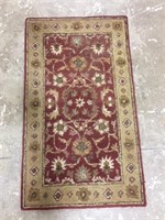 VIENNA RED WOOL AREA RUG