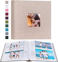 Mublalbum Photo Album 4x6 200 Photos Linen Cover w