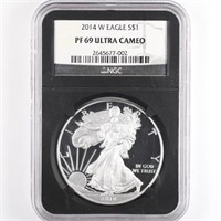 2014-W Proof Silver Eagle NGC PF69 UC