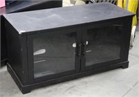 Large Flat Screen TV Stand  Cabinet - Glass Door