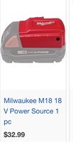 M1  Milwaukee M18 Portable Power Supply