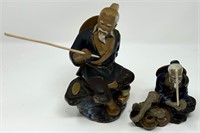 Pair of Chinese Mudmen Figurines - Set 5