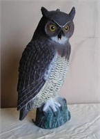 Rare Large 20"  Vintage Garden Owl Decoy