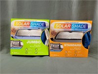 Two 3 Piece Solar Shade Sunshade Sets