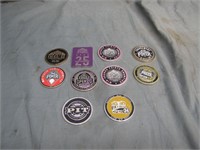 Collection of Professional Poker Challenge Chips