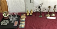 Collectibles, Candleholders, Wire Art, Coasters