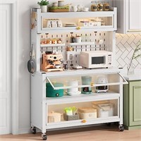 Bakers Rack for Kitchen, 5-Tier Microwave Stand