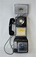 Vtg Automatic Electric Co. Rotary Dial Pay Phone