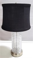 Waterford Lamp w/ black shade - 26"