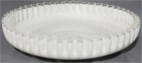 Fenton Silvercrest Milk Glass Bowl 2.5" x 13"