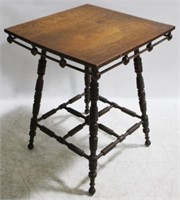 Super Spool Carved Victorian Parlor Table