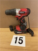 HYPERTOUGH 20V 3/8" DRILL W/ BATTERY & CHARGER