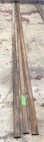 3 pieces of Oak apx 16 feet long -- has grooves