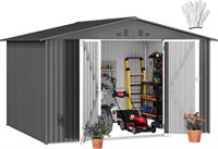 DWVO 6x4 Outdoor Storage Shed  Metal Tool Shed