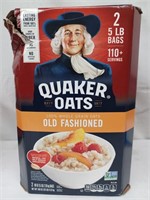 Quaker old fashioned oatmeal 2- 5lb bags