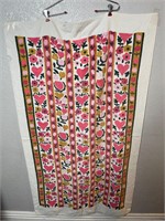 Vintage Beach Towel Mod Floral Harts