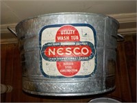 New Old Stock Nesco Utility wash tub