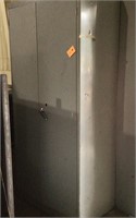 Steel case cabinet 7' tall 64" wide 22" deep