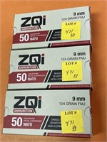 (150)Rds ZQi 9mm Ammo