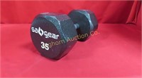 SA Gear 35 Pound Hex Dembbell