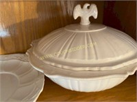 covered dish, cake stand, egg plate