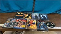 Batman, Spiderman, & Thor DVD’s