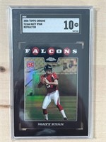 Matt Ryan 2008 Topps Chrome Refractor SGC 10