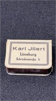 Vintage Metal German Slip Fit Matchbox