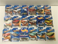 Hot Wheels Lot of 16 Cars on Cards Group 1
