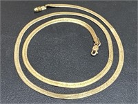 14k. Gold Italy 18in. Necklace 4.64 Grams