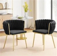 Willa Arlo -Set of 2 Saurimas Tufted Velvet Chairs
