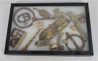 Civil War Relics - Buckles, Spoon Etc.